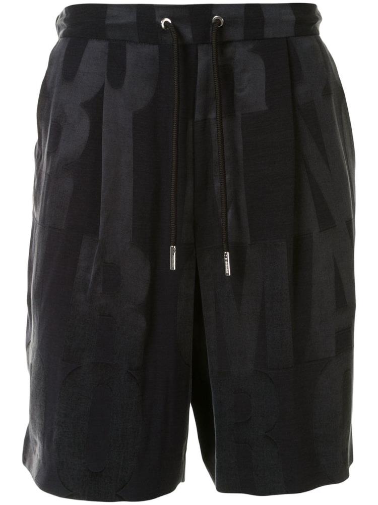 Pantalones Cortos Giorgio Armani Drawstring Branded Hombre Azules | OPWXKIQ6