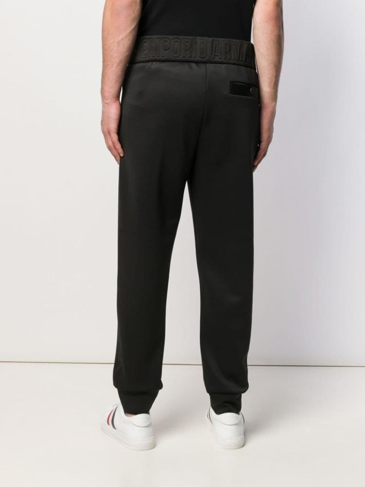 Pantalones Jogger Armani Emporio Tapered Hombre Negras | JAHNRN2J