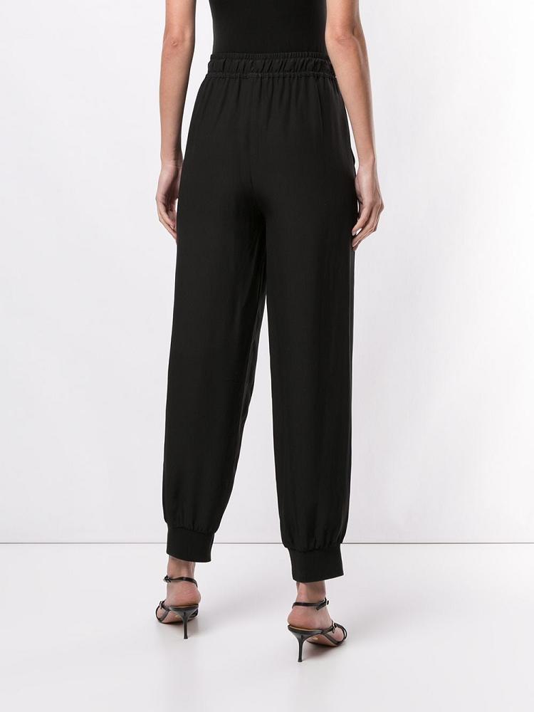 Pantalones Jogger Armani Emporio Cady Ligeros Mujer Negras | JM83LLDD