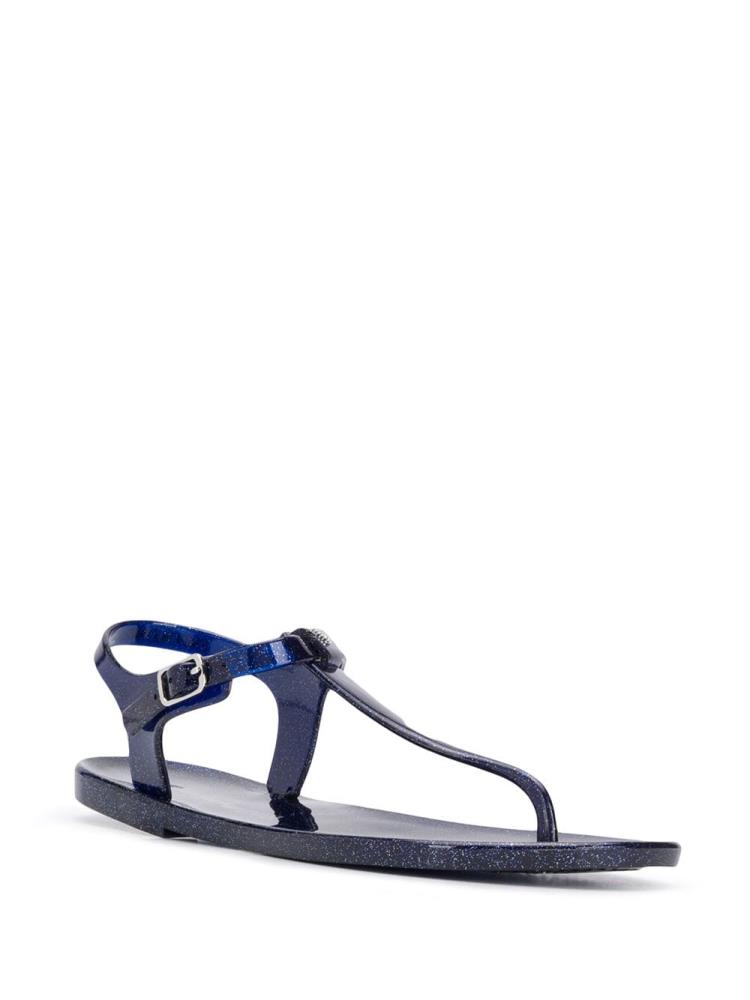 Sandalias Armani Emporio Glittered Y Front Mujer Azules | FF45C337