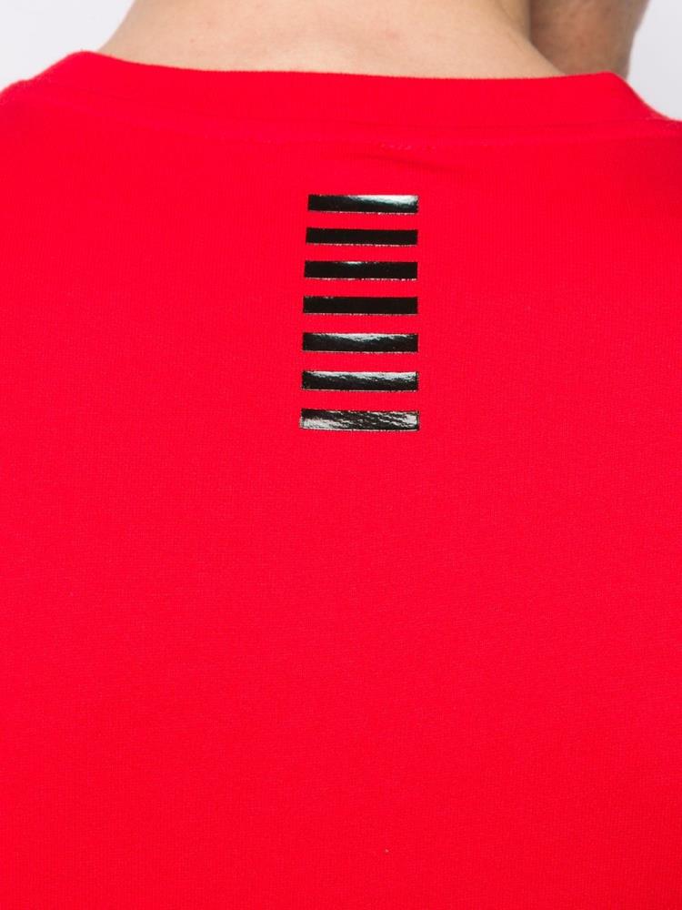 Sudaderas Ea7 Emporio Armani Printed Logo Hombre Rojas | G4J6ZUO8