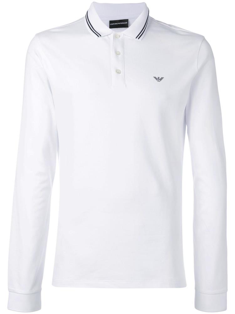 Sudaderas Armani Emporio Polo Hombre Blancas | 5F5TF7V8