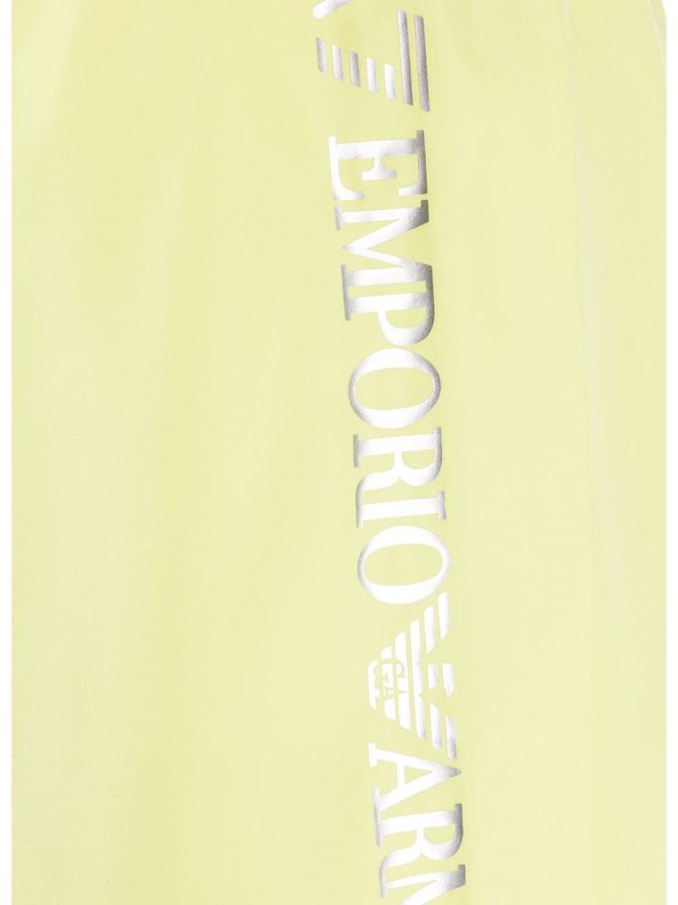 Swim Shorts Ea7 Emporio Armani Metallic Logo Print Hombre Amarillo | T04ZINE3