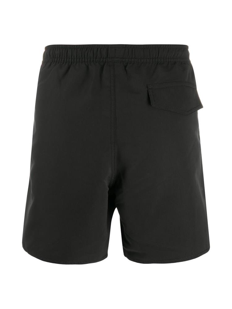 Swim Shorts Ea7 Emporio Armani Side Logo Print Drawstring Hombre Negras | PCOUUQK3