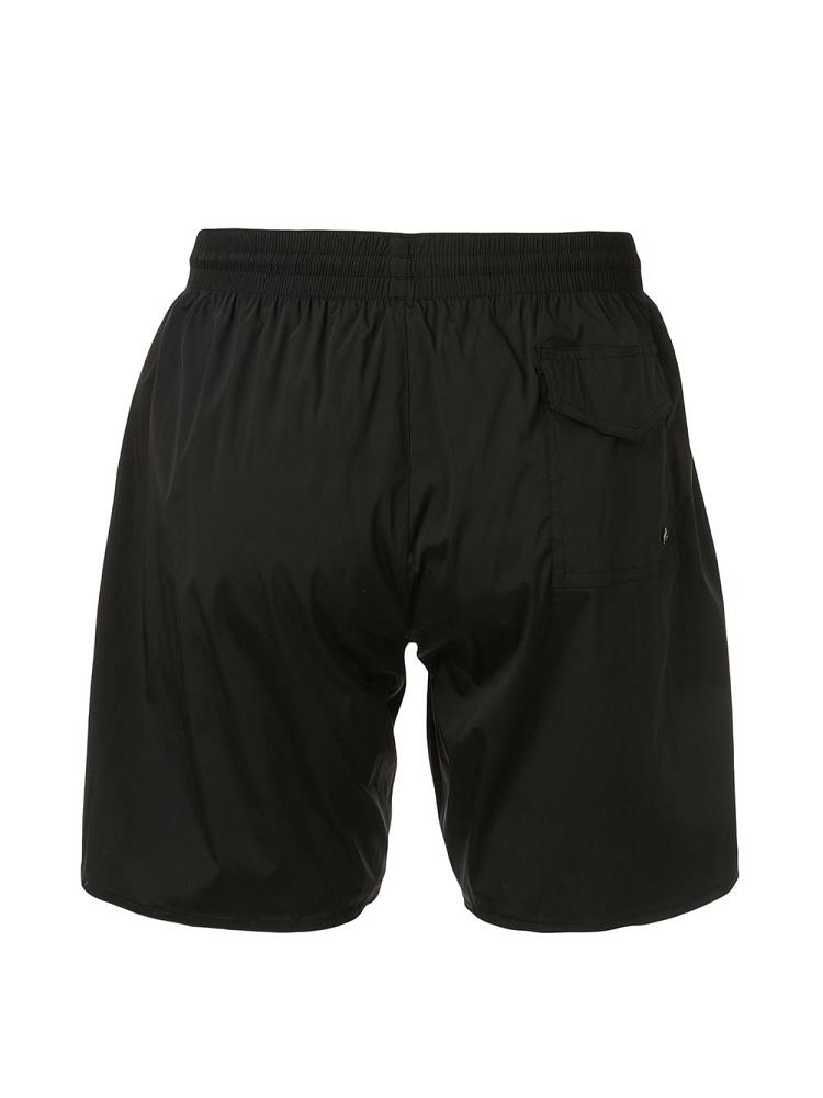 Swim Shorts Giorgio Armani Signature Logo Hombre Negras | HVQPQ11N