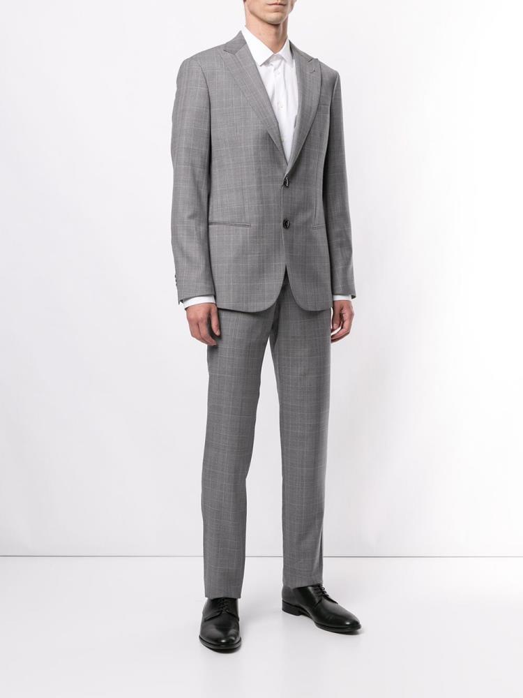 Trajes Giorgio Armani Two Piece Hombre Gris | 38RAH3ED