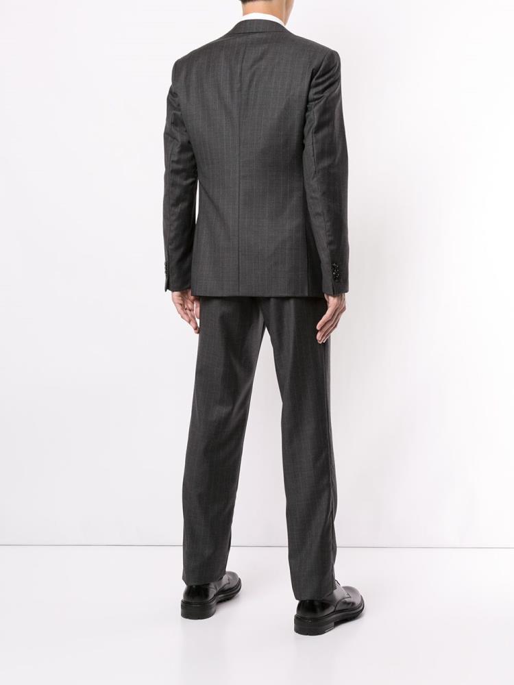 Trajes Giorgio Armani Two Piece Pinstripe Hombre Gris | GYX0T1W7