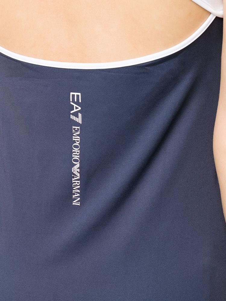 Vestido Ea7 Emporio Armani Cut Out Tenis Mujer Azules | 207AX2ZJ