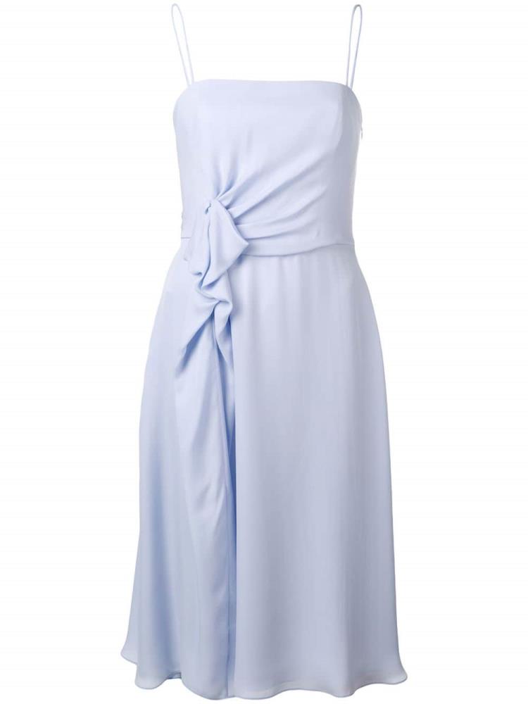 Vestido Armani Emporio Sin Manga Midi Mujer Azules | 2WPBLT8U