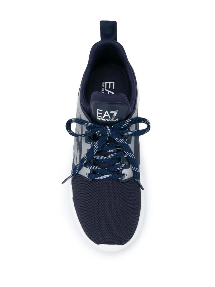 Zapatillas Ea7 Emporio Armani Racer Reflex Low Top Mujer Azules | KN0BVA01