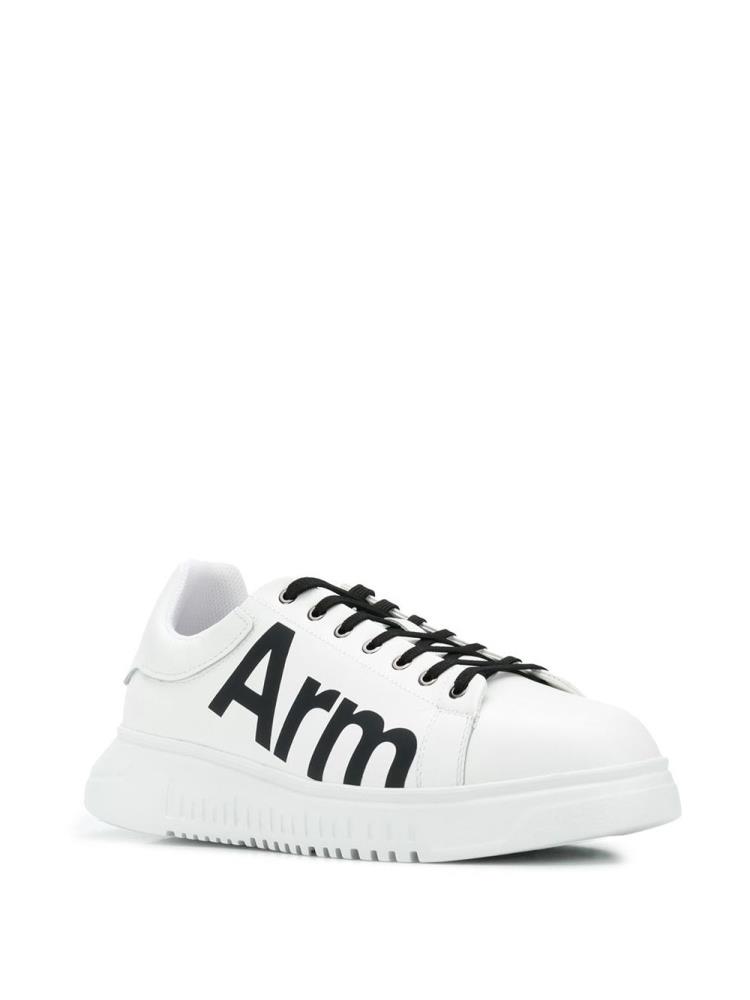 Zapatillas Armani Emporio Arm Slogan Hombre Blancas | HDNGML05