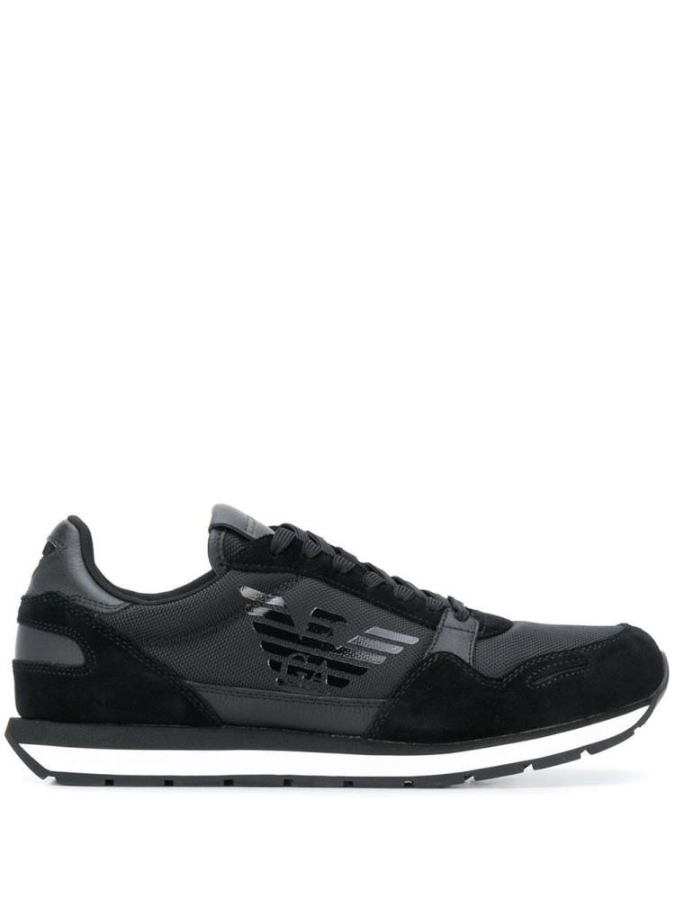 Zapatillas Armani Emporio Correr Hombre Negras | 7HQ1GKVN