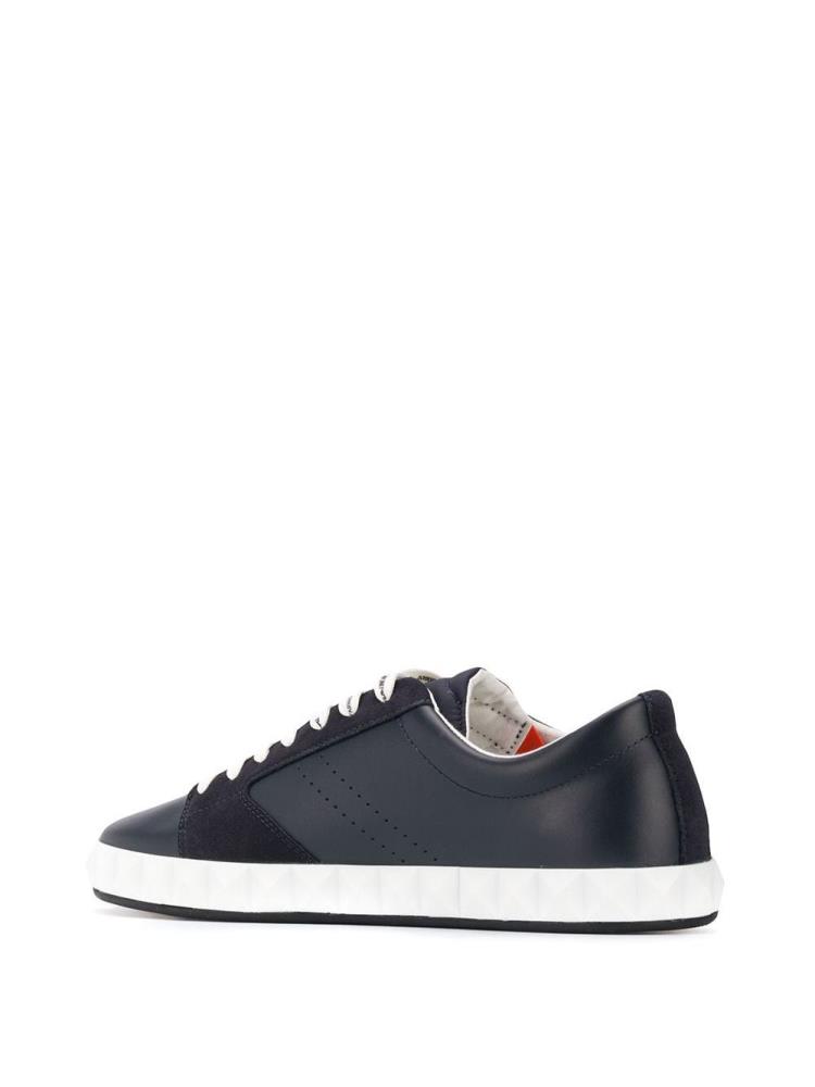 Zapatillas Armani Emporio Encaje Up Low Hombre Azules | NNTJWJ8U