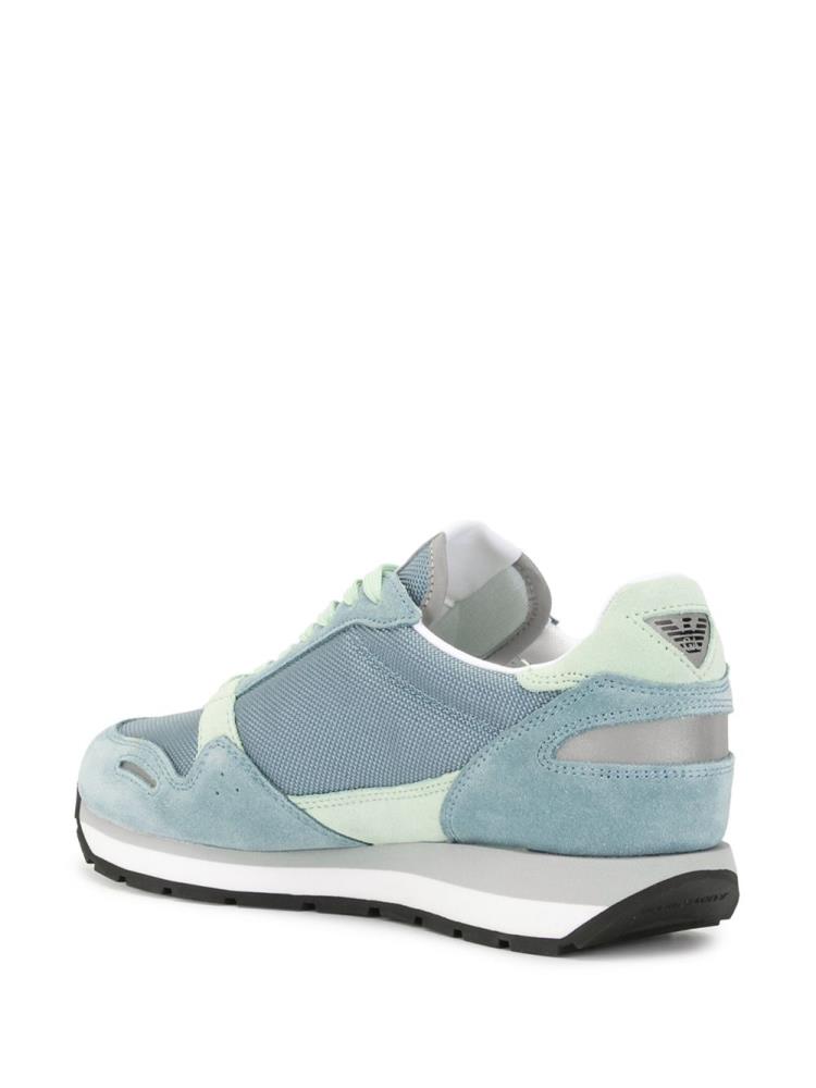 Zapatillas Armani Emporio Low Top Logo Mujer Azules Verde | BOJVH1BE