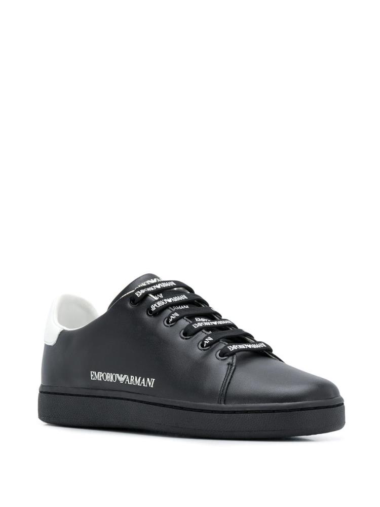 Zapatillas Armani Emporio Low Top Mujer Negras | CL29303N