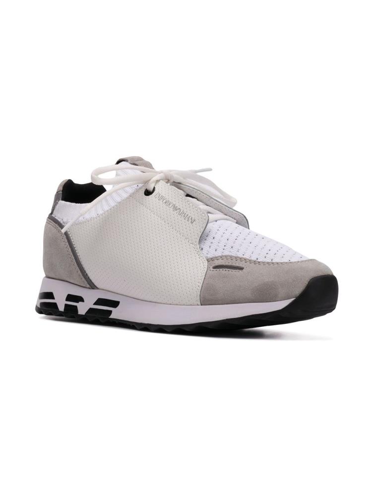 Zapatillas Armani Emporio Panelled Colour Block Hombre Blancas | DQ9WQ4QK