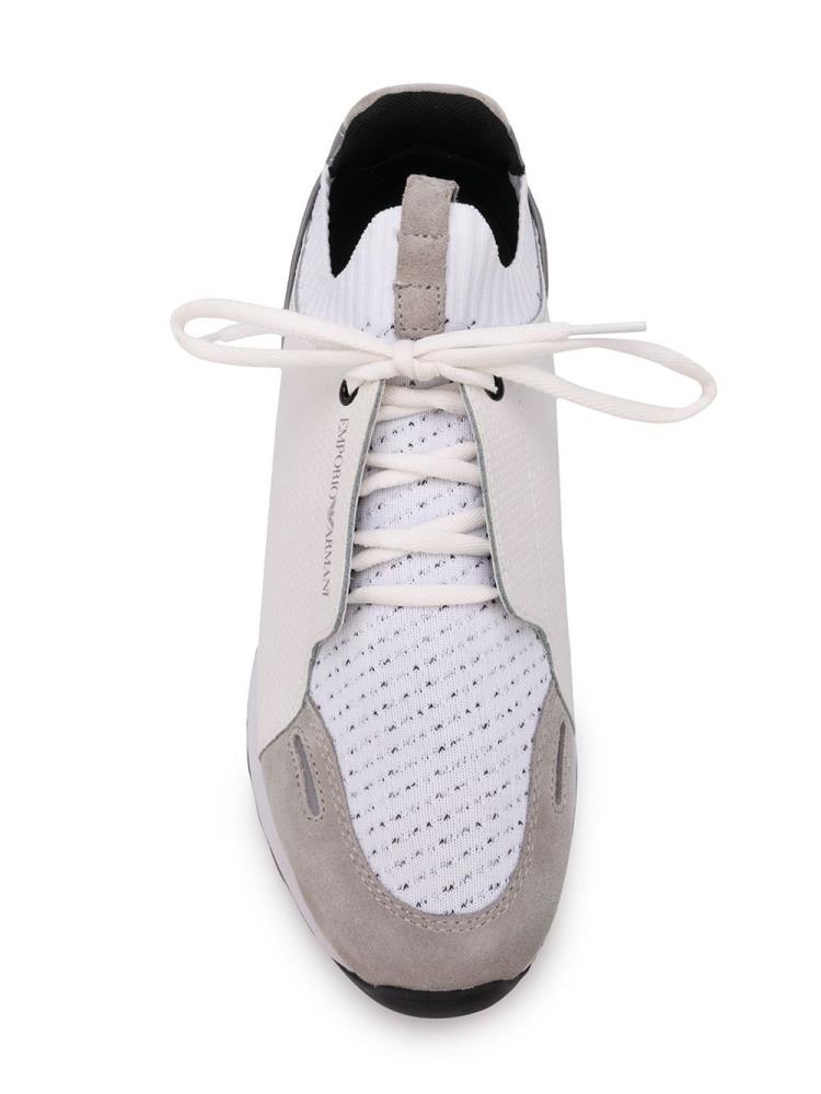 Zapatillas Armani Emporio Panelled Colour Block Hombre Blancas | DQ9WQ4QK