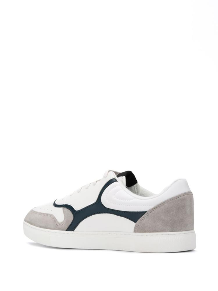 Zapatillas Armani Emporio Panelled Low Top Hombre Blancas | EMTMMGTT