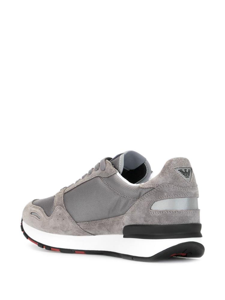 Zapatillas Armani Emporio Panelled Low Hombre Gris | JM9ROWNL