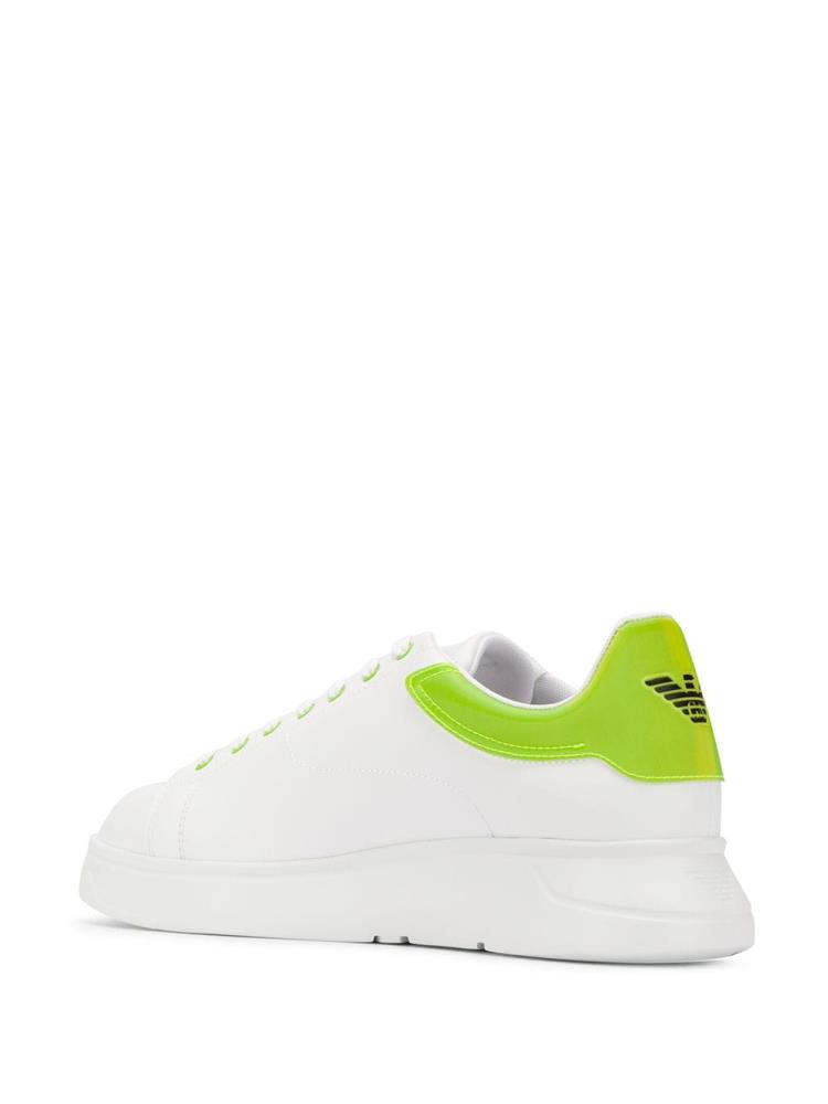 Zapatillas Armani Emporio Panelled Hombre Blancas | RNED2Z8I