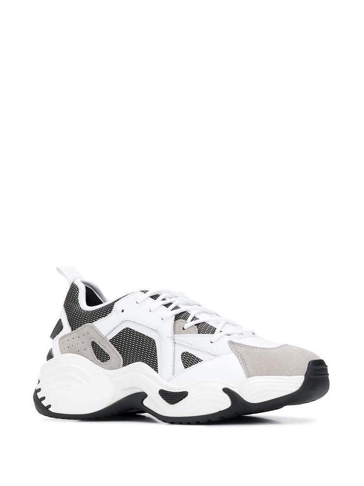 Zapatillas Armani Emporio Panelled Hombre Blancas | Y4HEW6H9