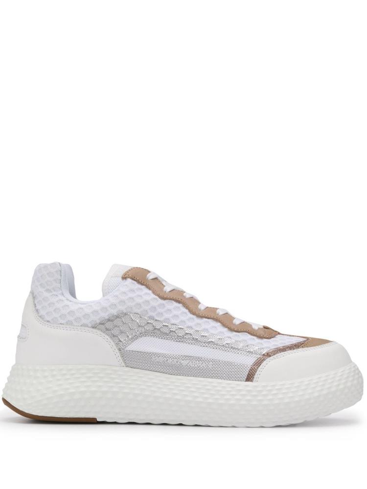 Zapatillas Armani Emporio Plataforma Low Top Hombre Blancas | DO8CUBHM