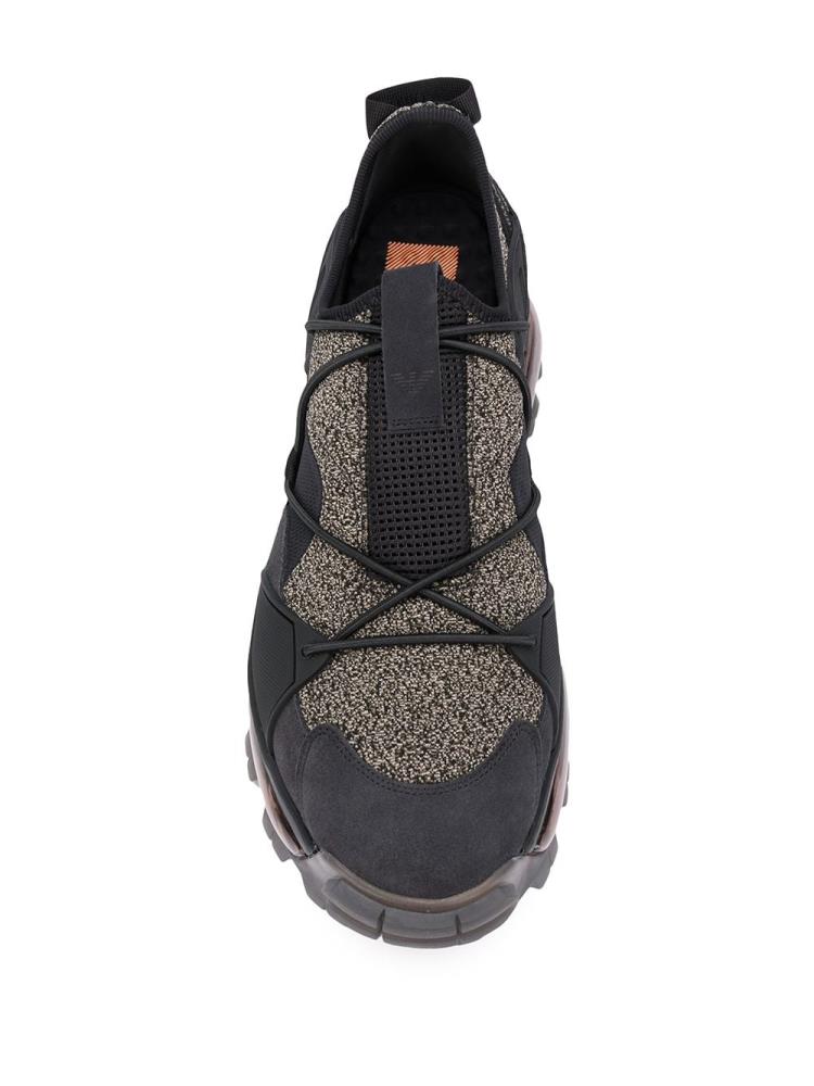 Zapatillas Armani Emporio Slip On Hombre Negras | NWNNYY1Q