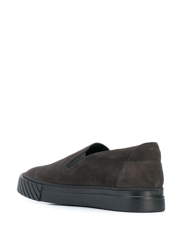 Zapatillas Armani Emporio Slip On Hombre Gris | YMWYXIYK