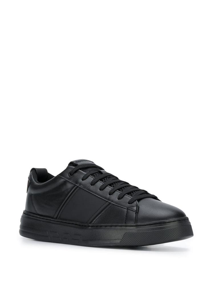 Zapatillas Armani Emporio Smooth Surface Hombre Negras | WB9JJ0IR