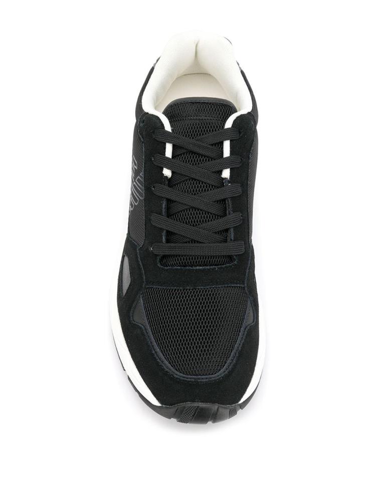 Zapatillas Armani Emporio Structured Hombre Negras | AWCVCID6