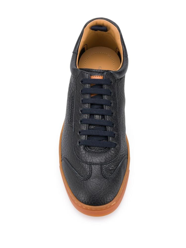 Zapatillas Giorgio Armani Contrasting Sole Hombre Azules | 7KPN5OWP