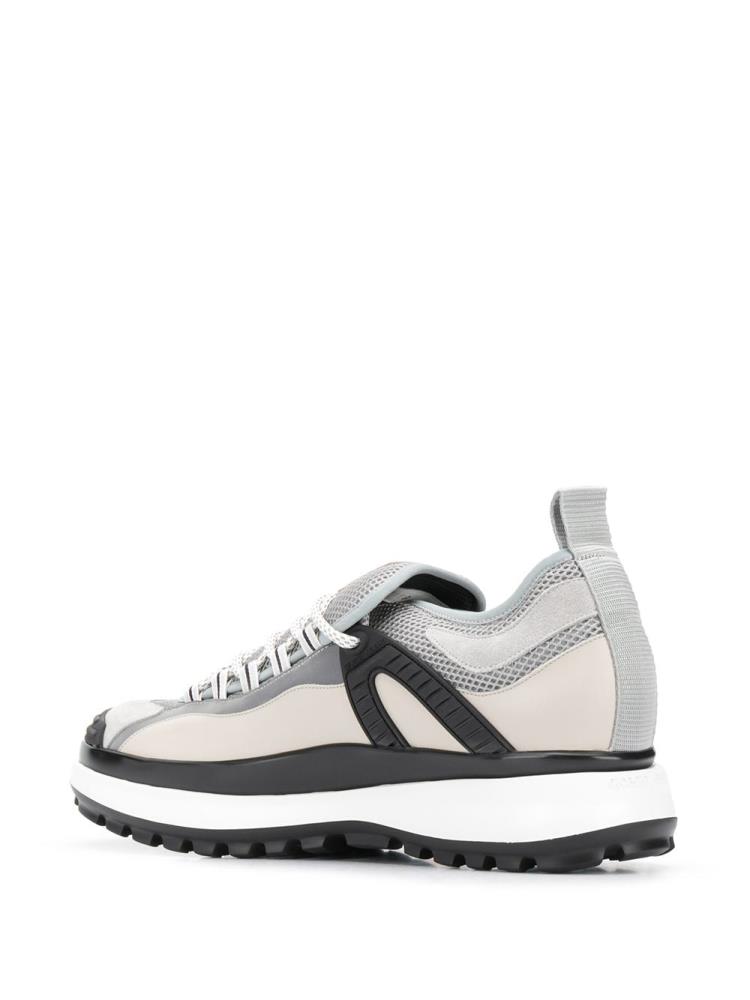 Zapatillas Giorgio Armani Logo Colour Block Hombre Gris | LU8P0JCR