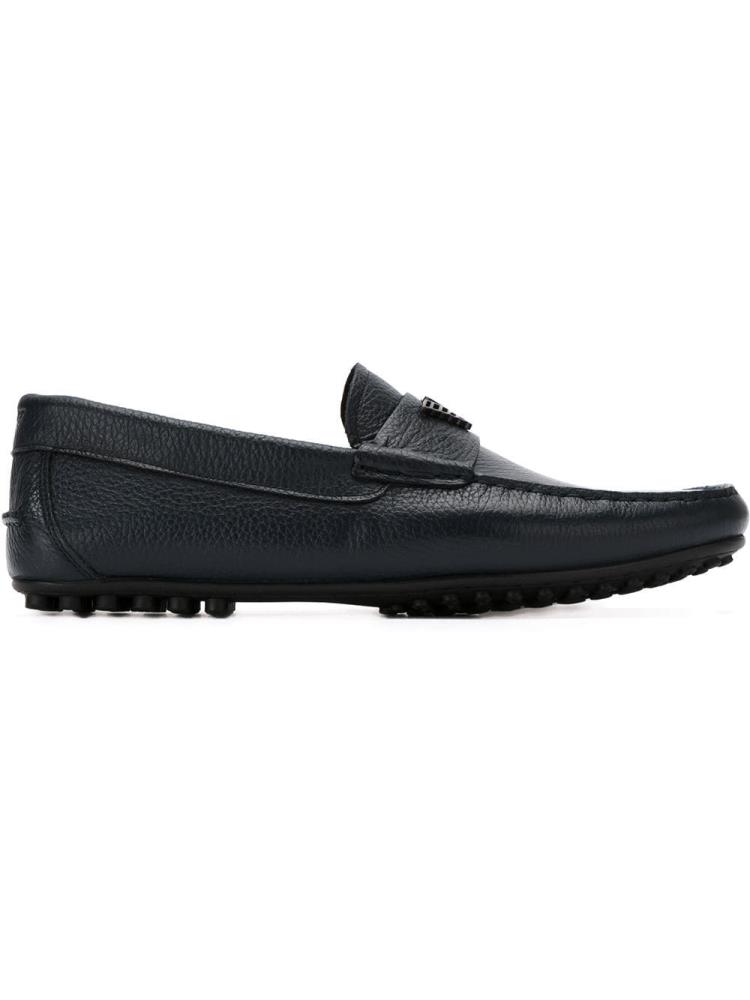 Zapatos Armani Emporio Logo Oxfords Shoes Hombre Negras | LNDWCCMY