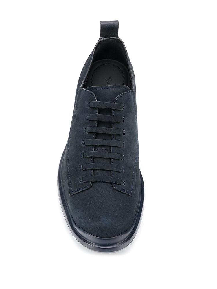 Zapatos Giorgio Armani Faded Encaje Up Shoes Hombre Azules | 6U2JVF36